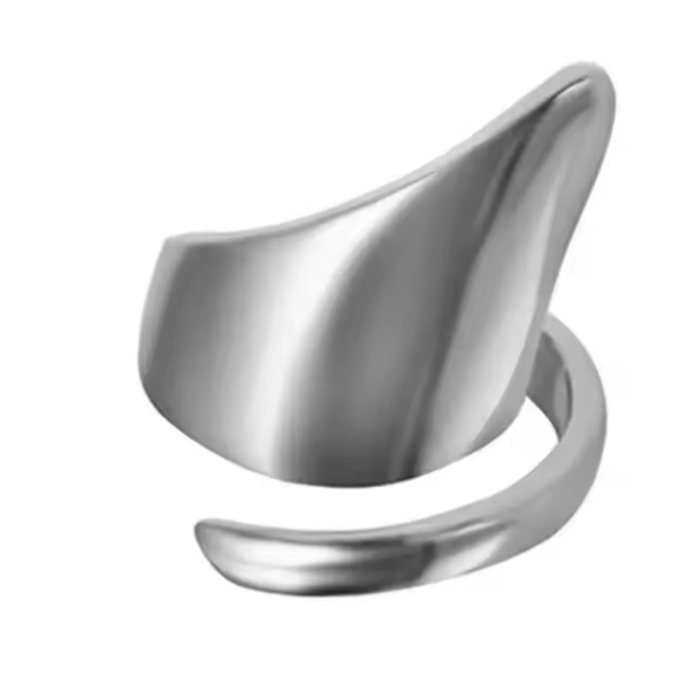 Polished Wrap Ring | 925 Sterling Silver Adjustable - Picture 15 of 15